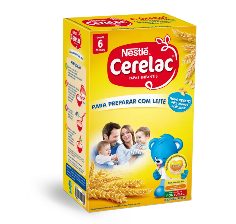 Papa Infantil Farinha Não Láctea Trigo Original