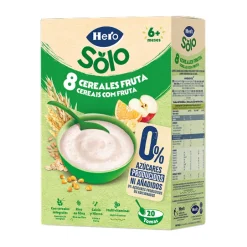 Papa Infantil Farinha Não Láctea 8 Cereais com Fruta