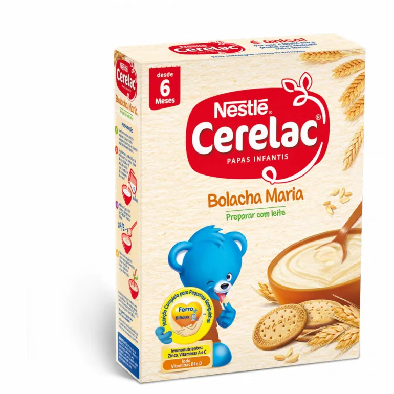 Papa Infantil Farinha Não Láctea Bolacha Maria