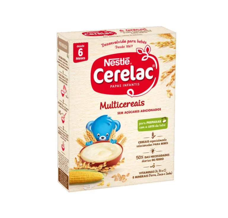 Papa Infantil Farinha Não Láctea Multicereais