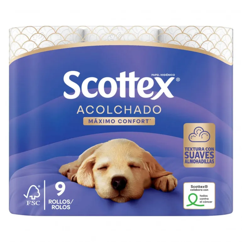 Papel Higiénico Acolchoado 3 Folhas 9 Rolos