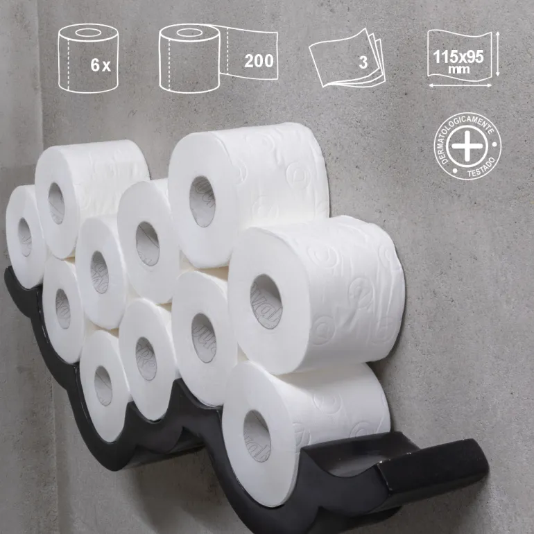Papel Higiénico Puríssimo 3 Folhas 6 Rolos