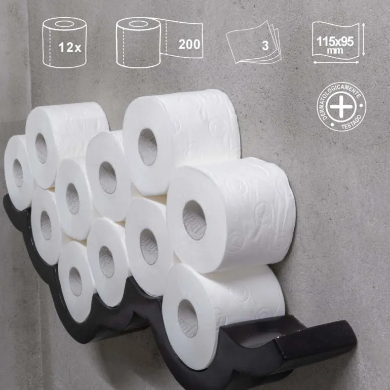 Papel Higiénico Skin Care Puríssimo 3 Folhas 12 Rolos