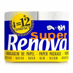 Papel Higiénico Super Compact 2 Folhas 4=12 Rolos
