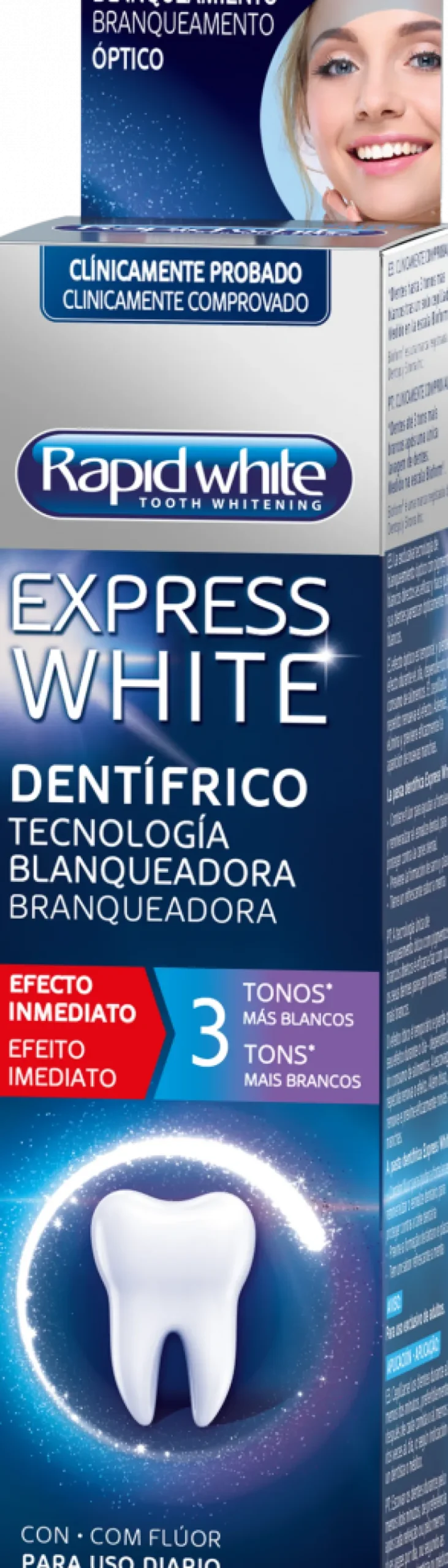 Pasta de Dentes Express White Branqueadora