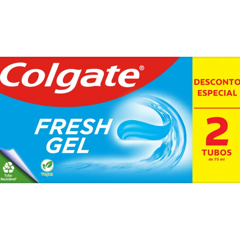 Pasta de Dentes Fresh Gel Pack 2