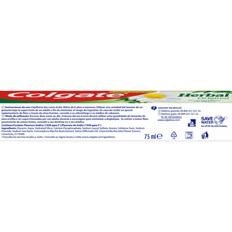 Pasta de Dentes Herbal Original