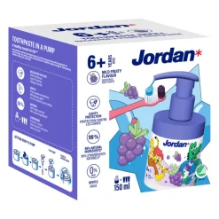 Pasta de Dentes Infantil Pump Sabor Frutas +6 Anos