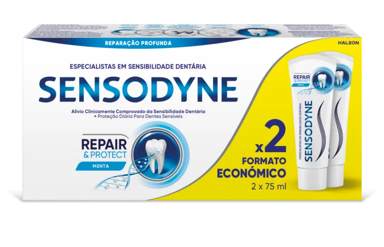 Pasta de Dentes Repair & Protect Pack 2