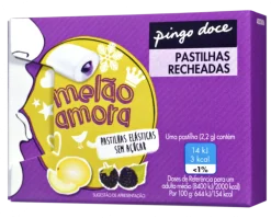 Pastilhas Elásticas Recheadas Melão e Amora