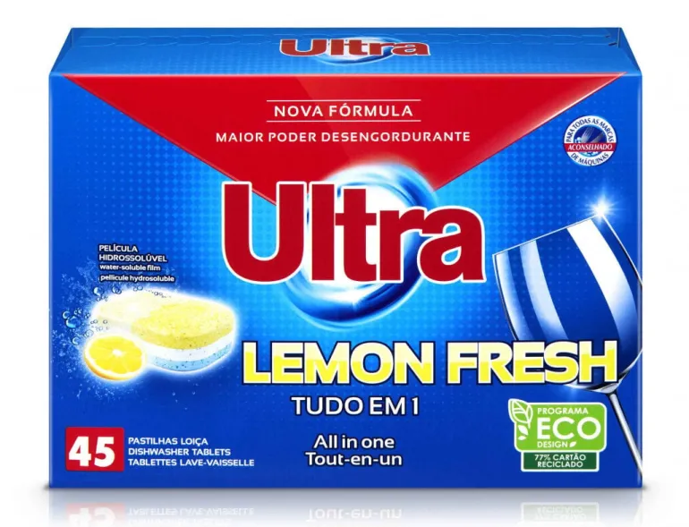 Pastilhas para Máquina Loiça All in 1 Lemon Fresh