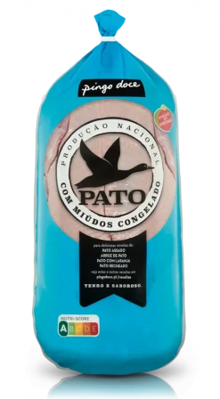 Pato Inteiro com Miúdos Congelado