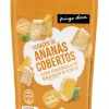 Pedaços de Ananás Cobertos com Chocolate Branco e Coco
