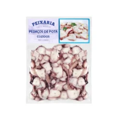 Pedaços de Pota Cozidos