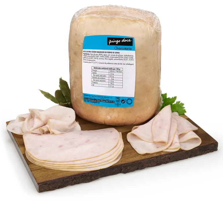 Peito de Peru em Forno de Lenha (fatiado ao Balcão)