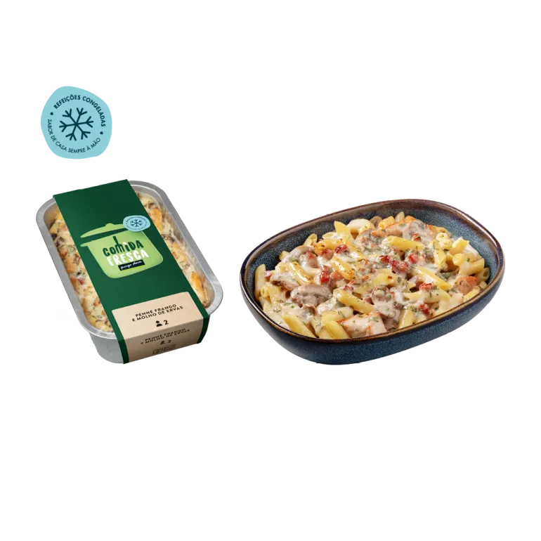 Penne de Frango e Molho de Ervas Congelado
