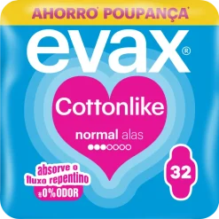 Pensos Higiénicos Cottonlike Normal com Abas