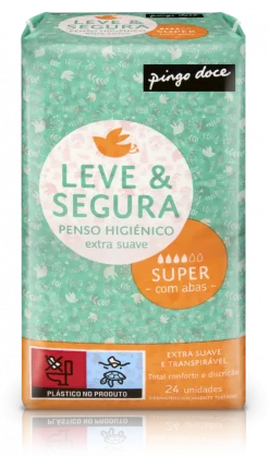 Pensos Higiénicos Super com Abas