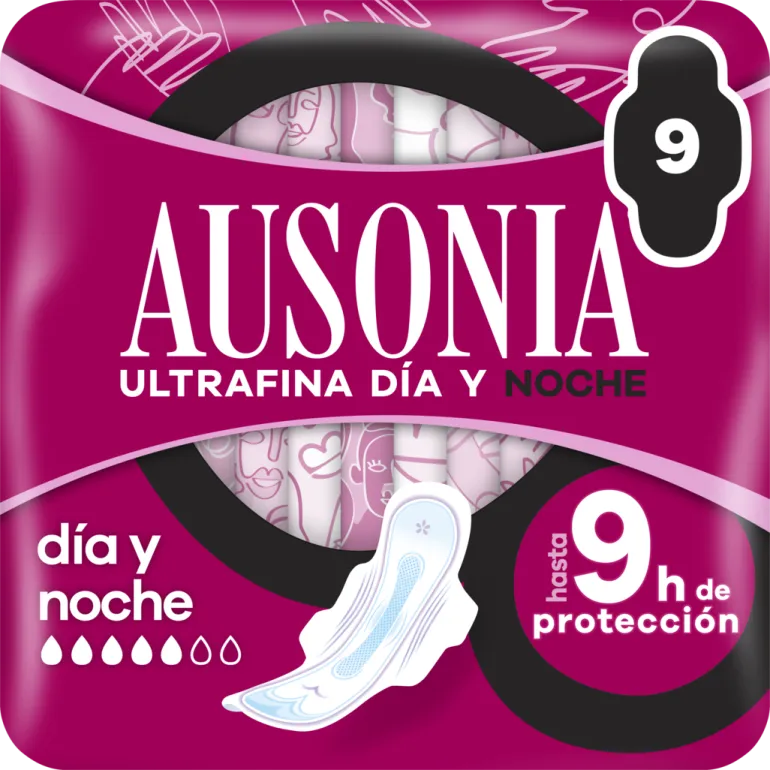 Pensos Higiénicos Ultrafina Dia e Noite com Abas