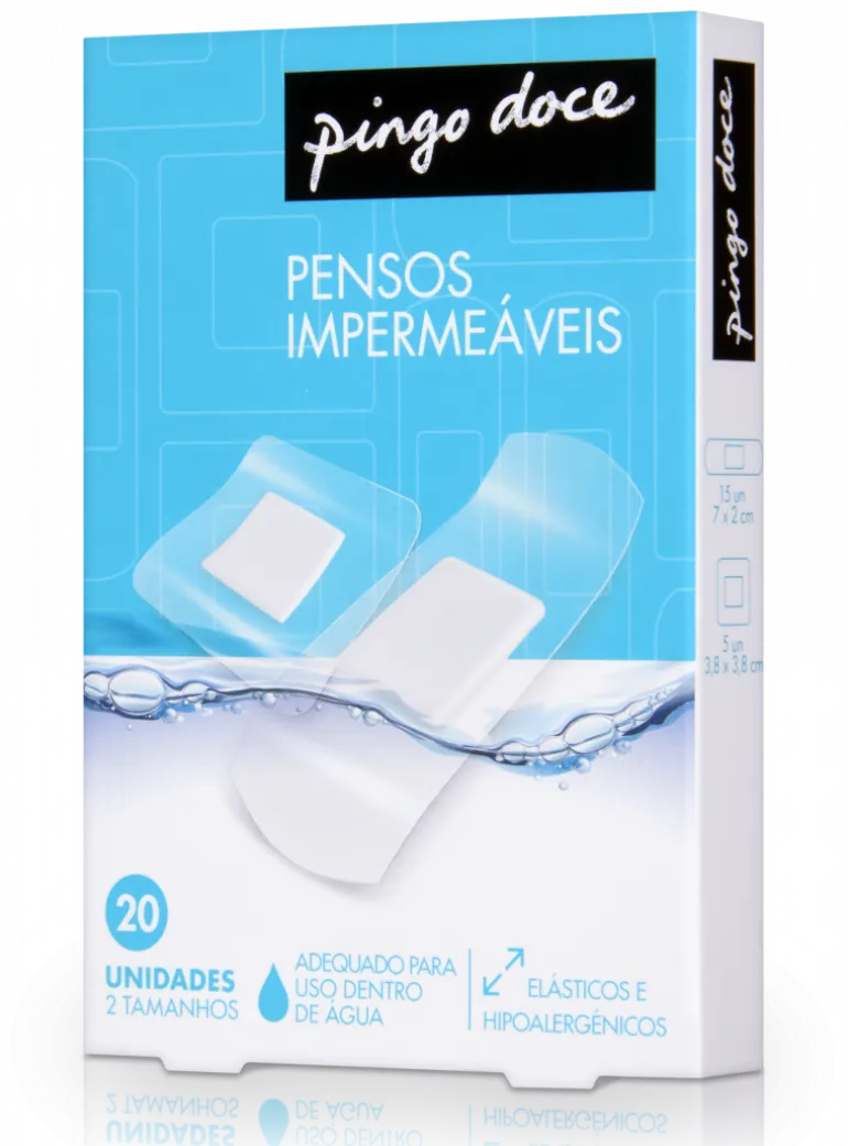 Pensos Rápidos Finos Impermiáveis