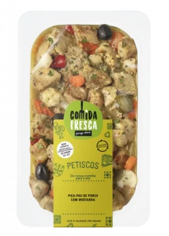 Pica-Pau de Porco com Mostarda