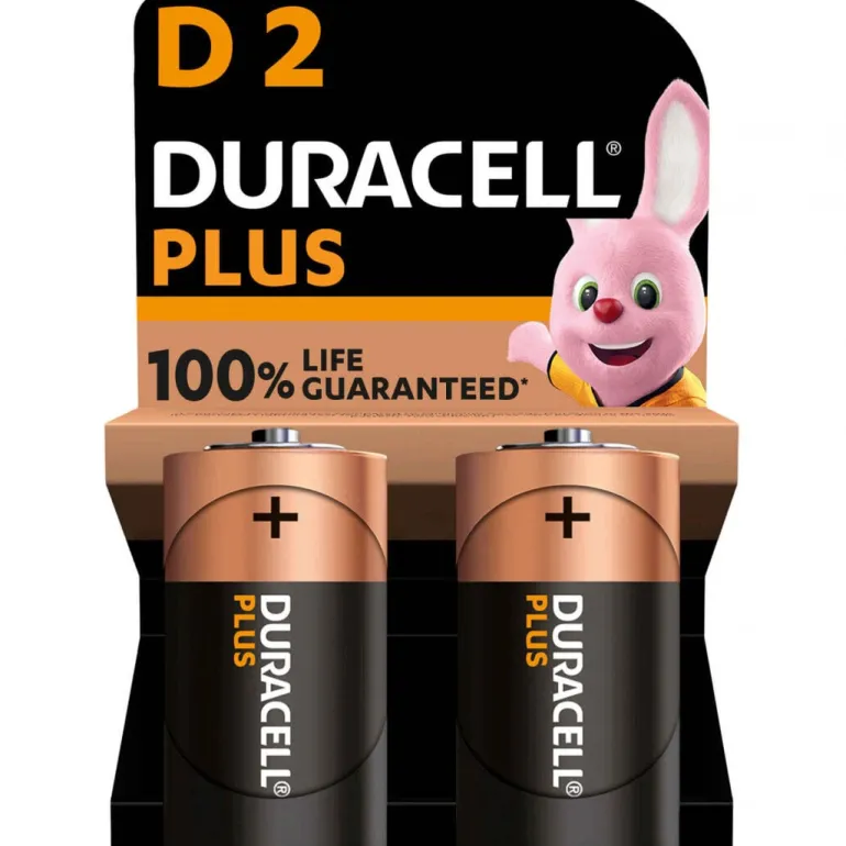Pilhas Alcalinas Plus D K2