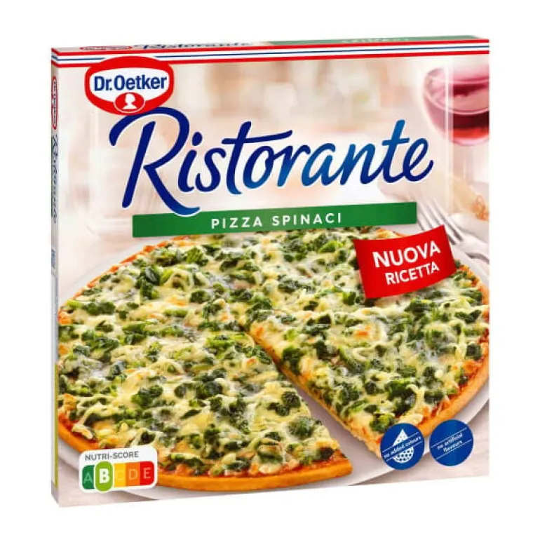 Pizza com Espinafres e Queijo Ristorante