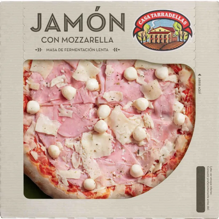 Pizza Fresca de Fiambre e Mozzarella