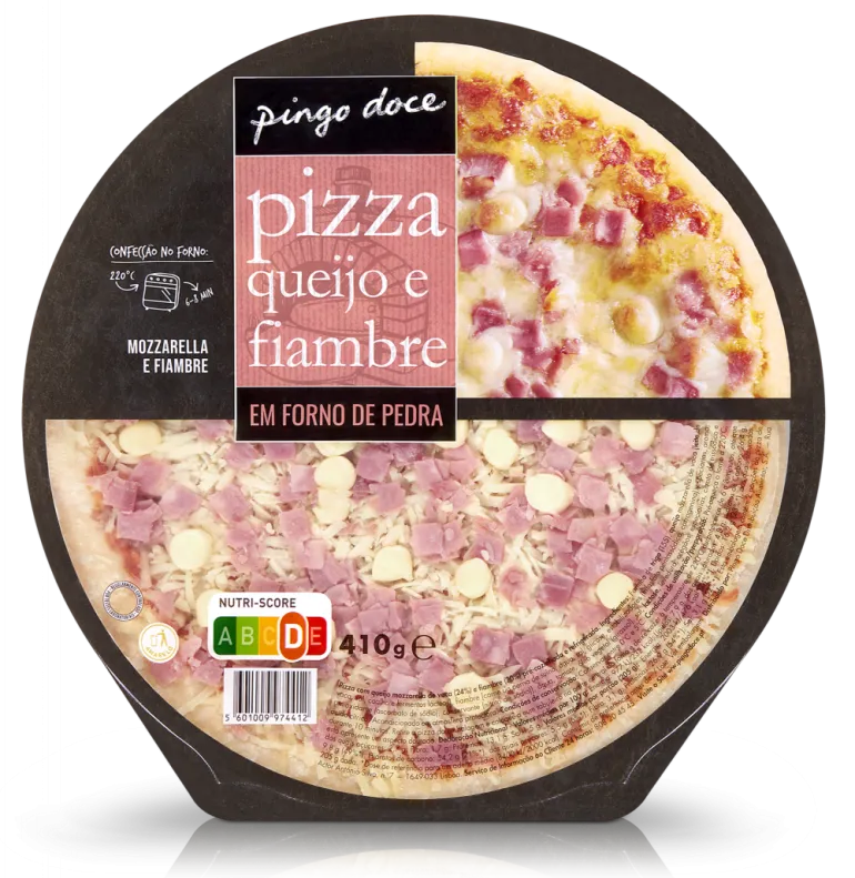 Pizza Fresca de Fiambre e Queijo
