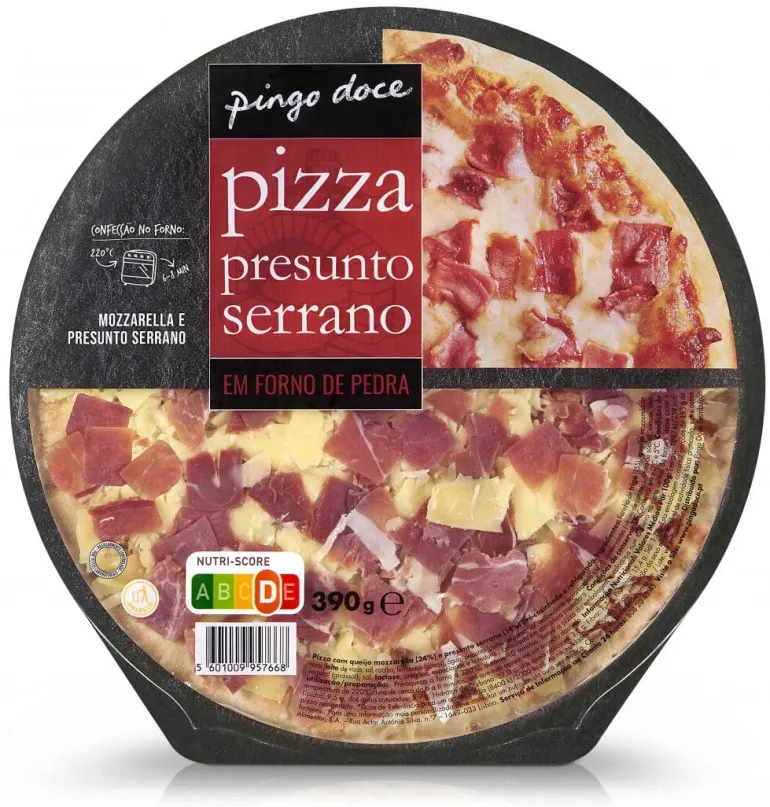 Pizza Fresca de Presunto Serrano
