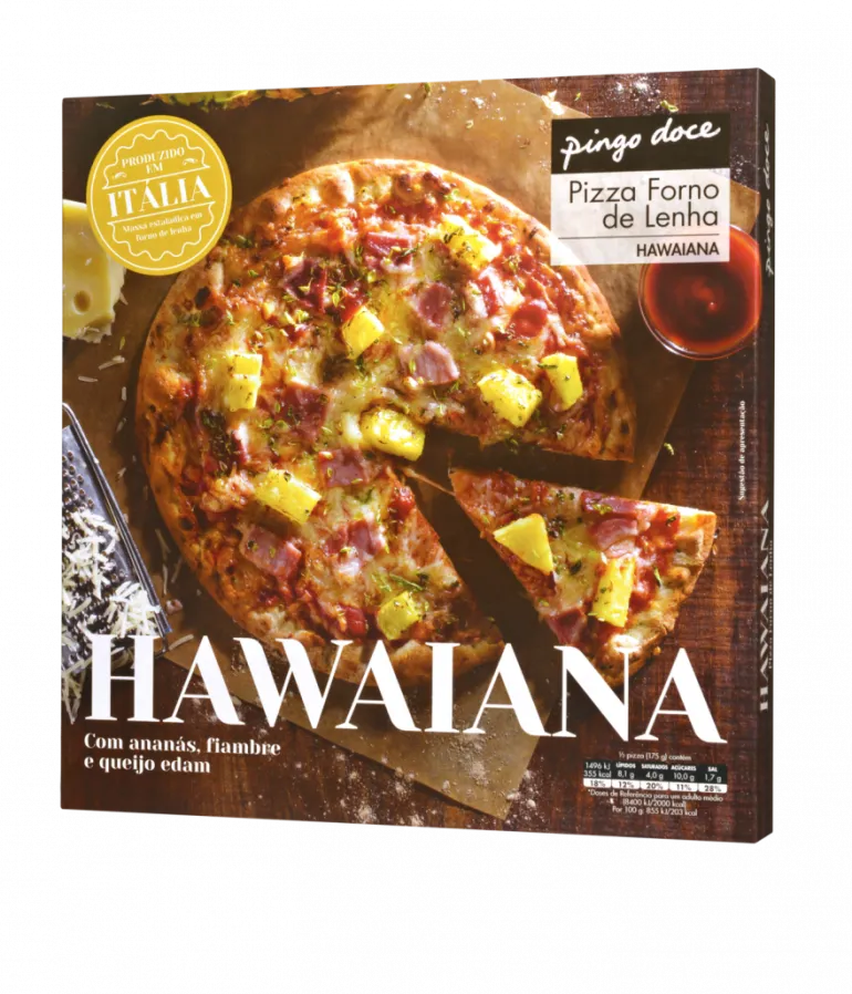 Pizza Hawaiana Forno Lenha