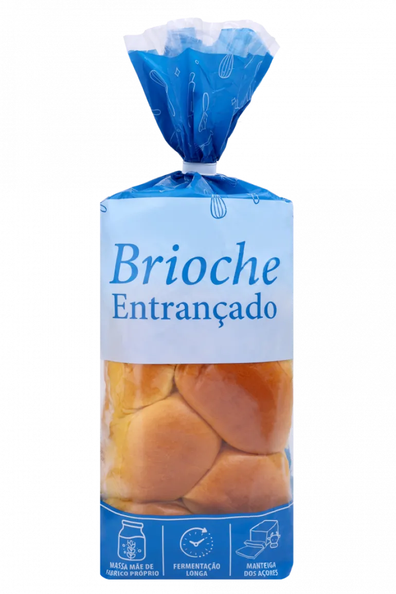 Pão Brioche Entrançado