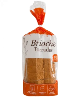 Pão Brioche para Torradas