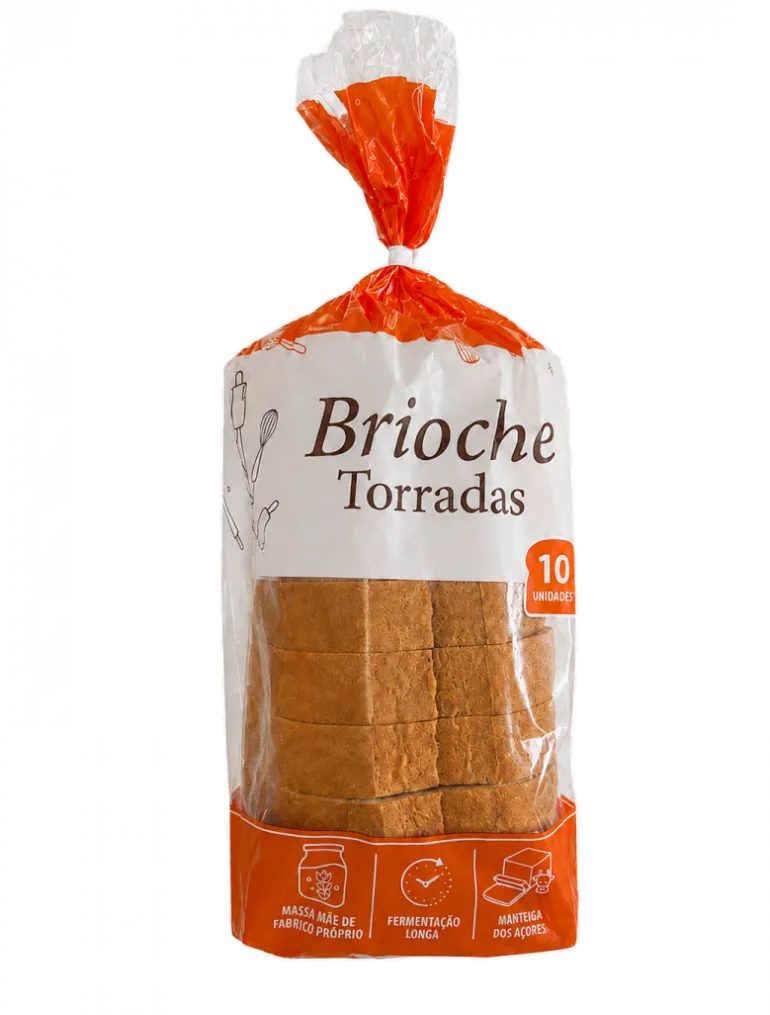 Pão Brioche para Torradas