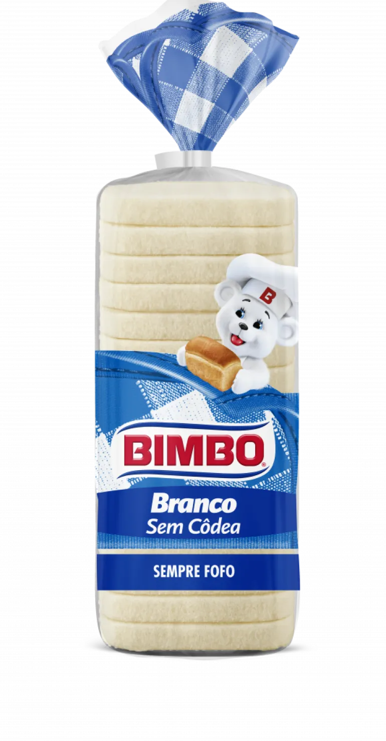 Pão de Forma Branco sem Côdea
