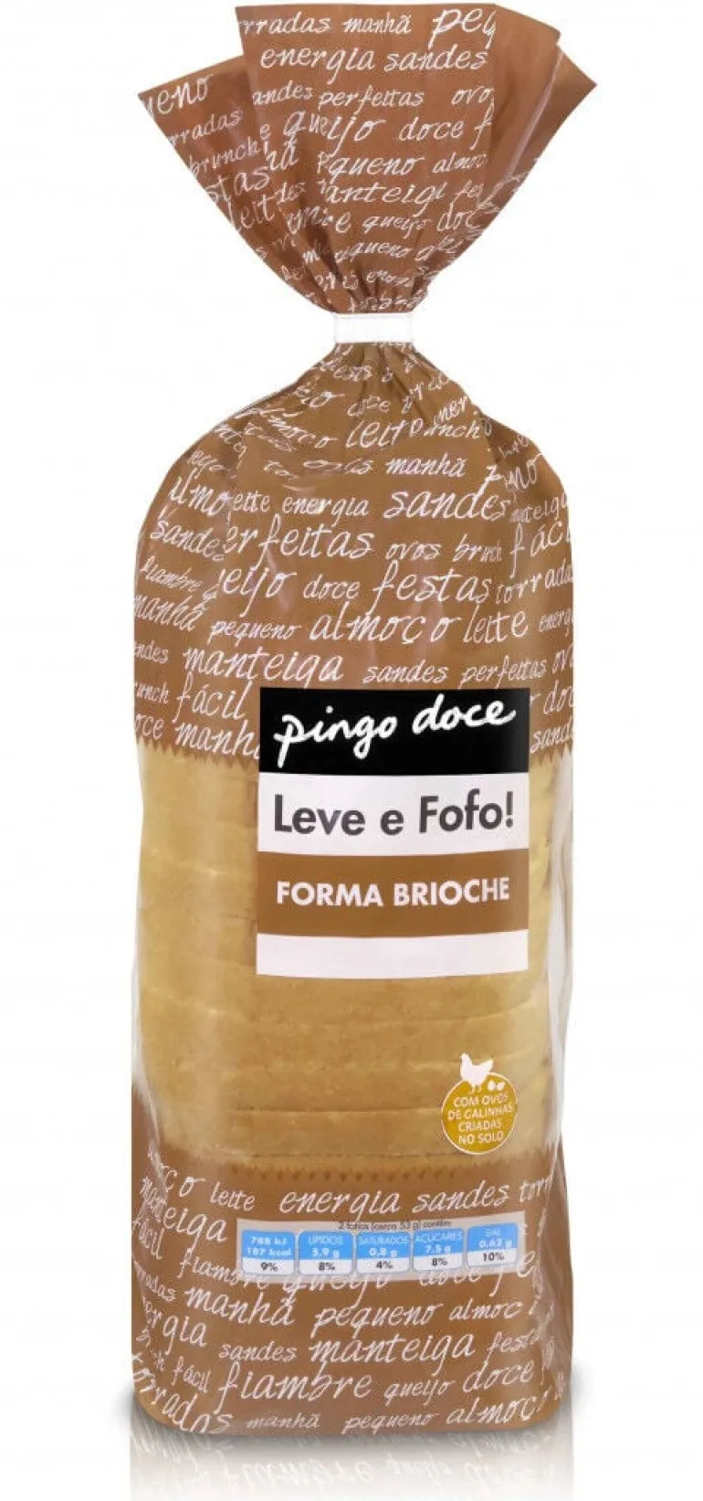 Pão de Forma Brioche