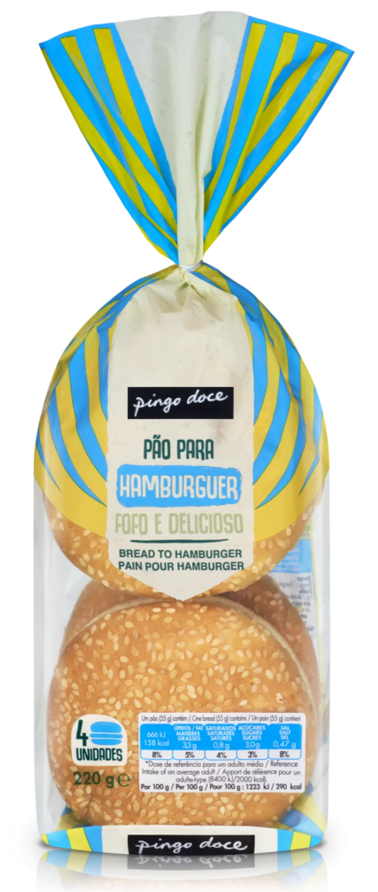 Pão para Hambúrguer