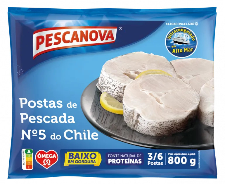 Postas de Pescada nº5 do Chile