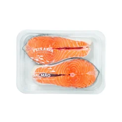 Postas de Salmão Fresco Embaladas