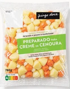 Preparado Creme de Cenoura Embalado