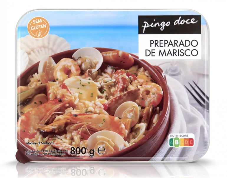 Preparado de Marisco sem Glúten Congelado
