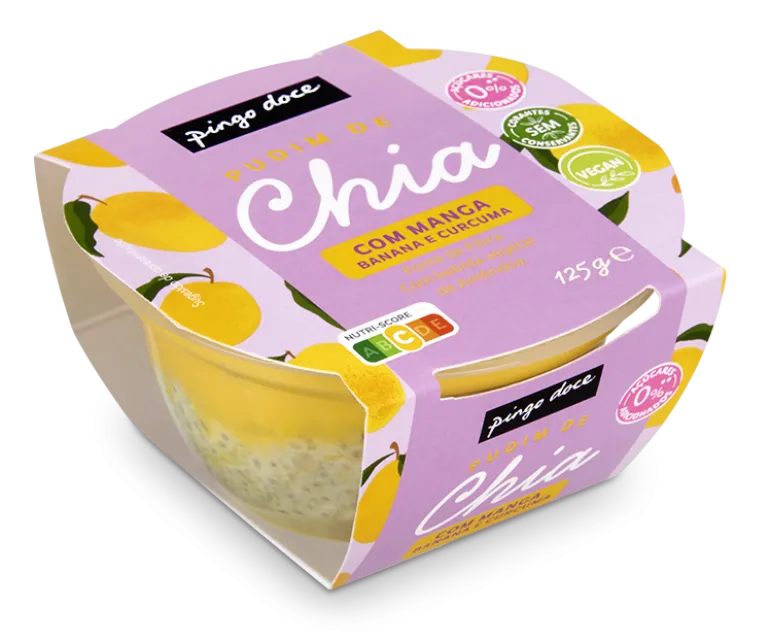 Pudim de Chia e Manga