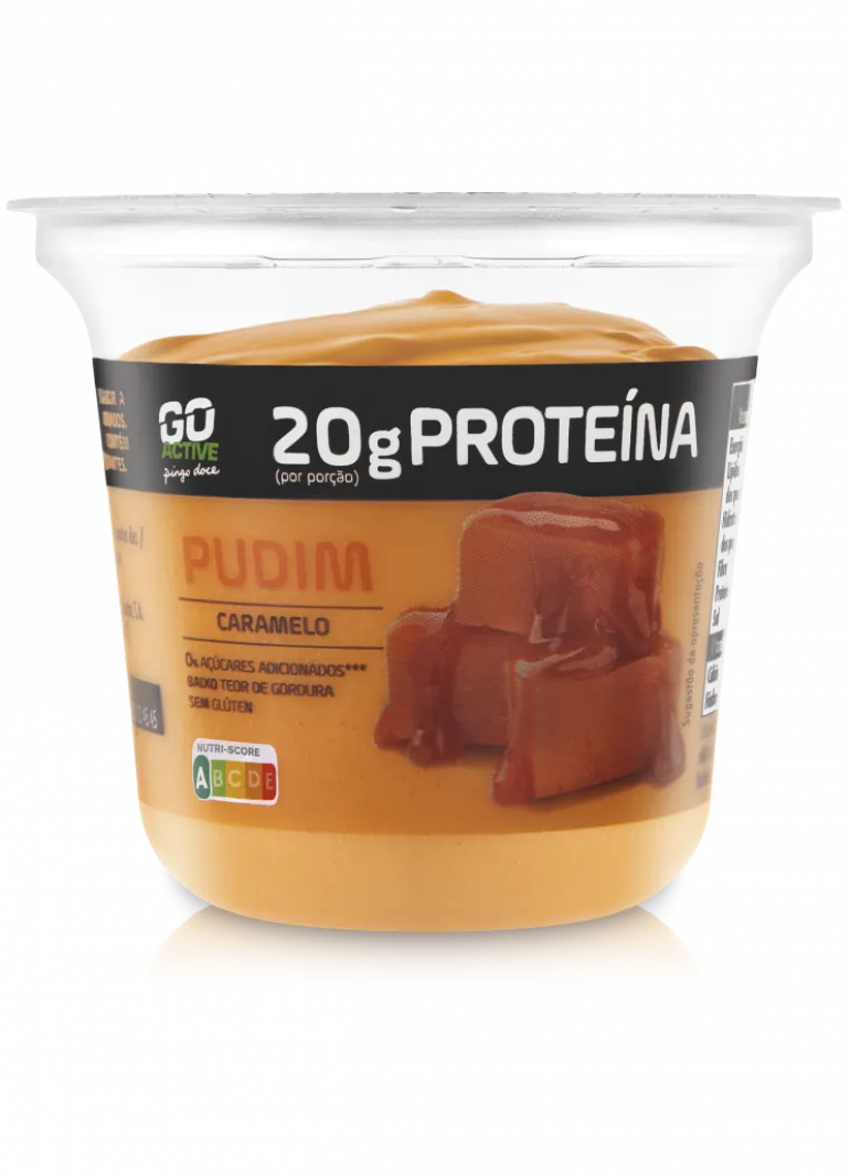 Pudim Proteico de Caramelo