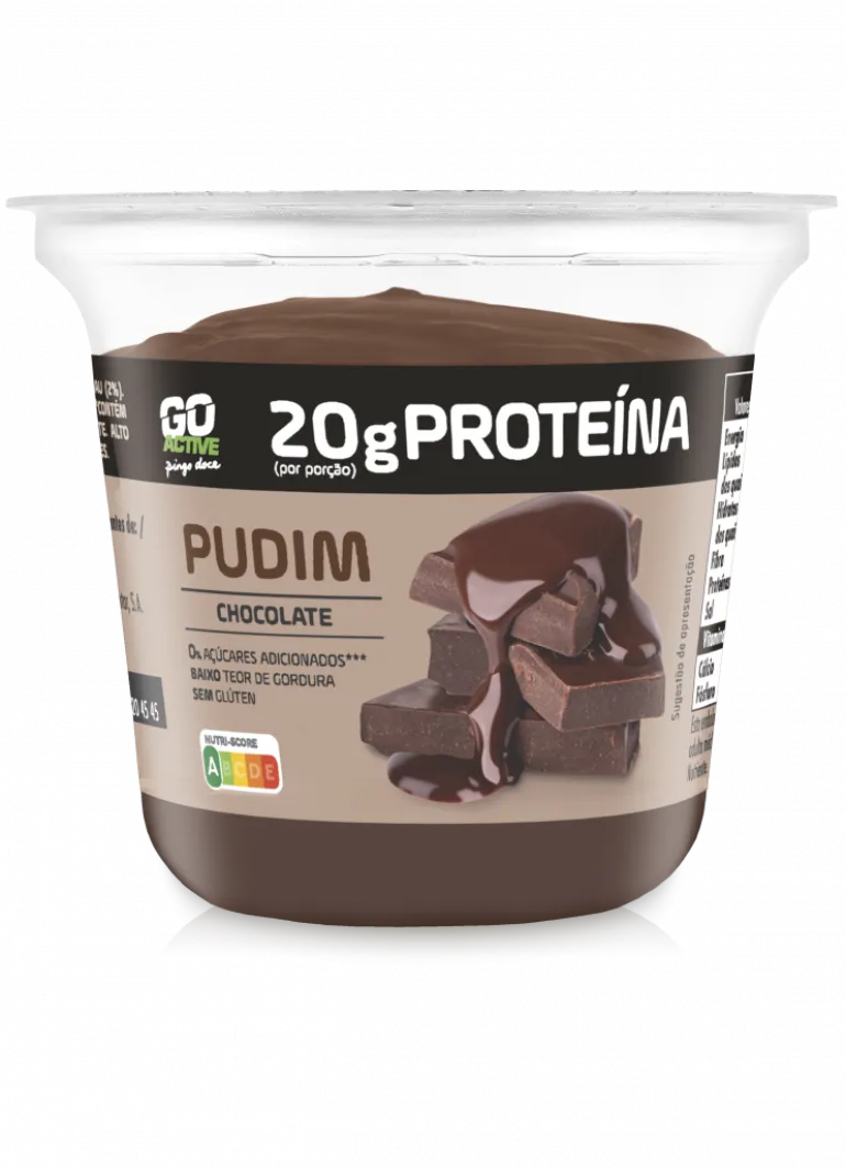Pudim Proteico de Chocolate