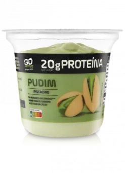 Pudim Proteico de Pistáchio