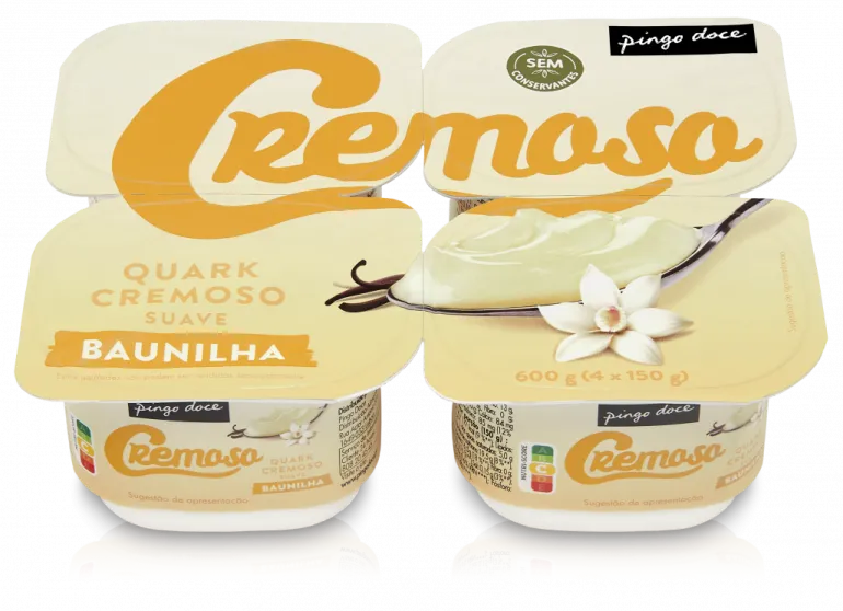 Quark Cremoso Baunilha Pack 4