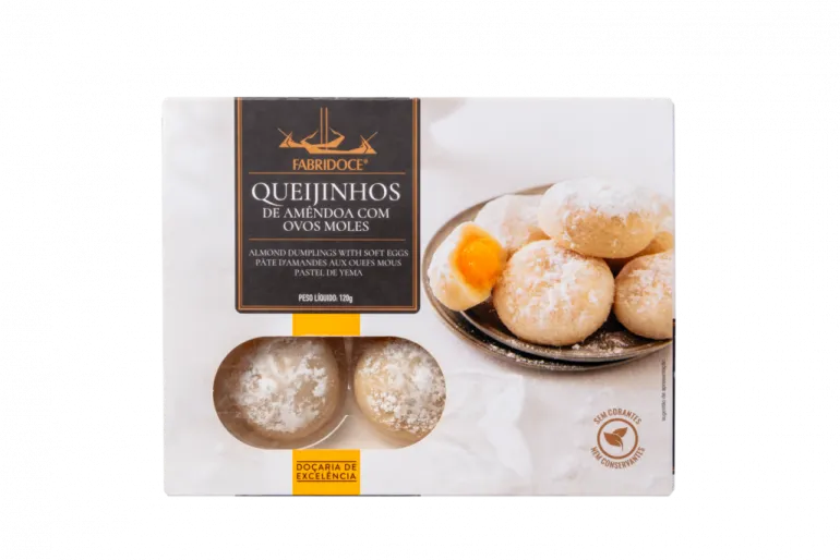 Queijinhos de Amêndoa com Ovos Moles
