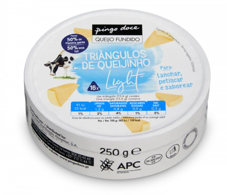 Queijo Fundido Light Porções