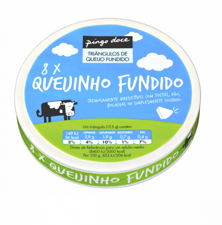 Queijo Fundido Porções