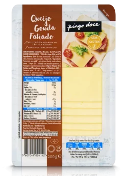 Queijo Gouda Fatiado